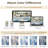 Modern Abstract Printed Area Rug Non-Slip Machine Washable Low Pile for Living Room Bedroom-2008530232-2008530234