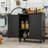 Heavy-Duty Metal Garage Storage Cabinet with Wheels-1852150646