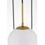 Luminaire suspendu sphérique en grappe 5 lumières avec accents en verre Snead-505641553-505641555