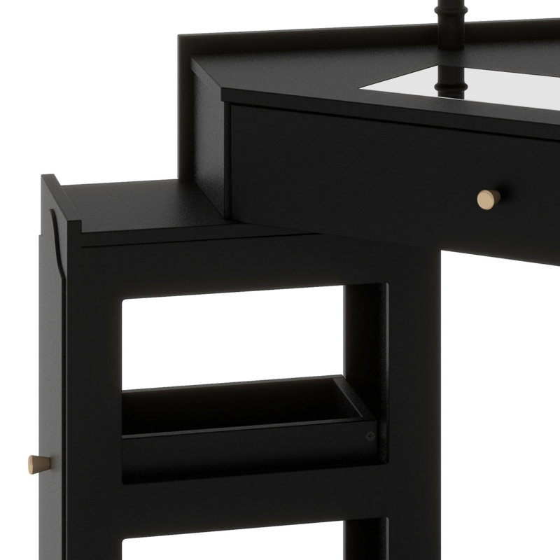 Ensemble de coiffeuse de coin Triangle