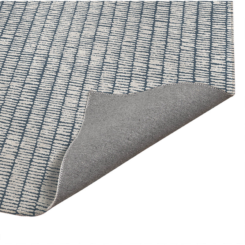 Tapis de bureau Ricky Row, L 3 pi x L 2 pi, Bleu