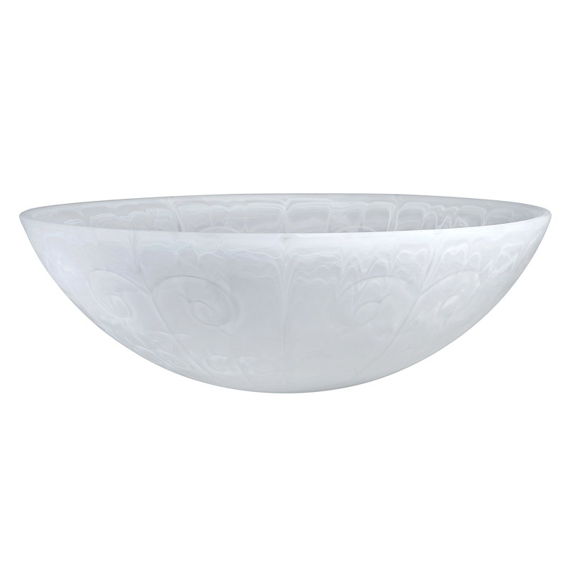 Abat-jour d'intérieur en verre 15,75 "