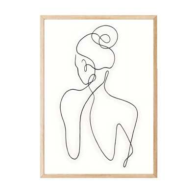 Peinture décorative encadrée