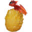 Figurine fantaisiste de bébé dragon rouge