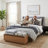 Melaya Wingback Upholstered Platform Bed Frame-640475836-640475827