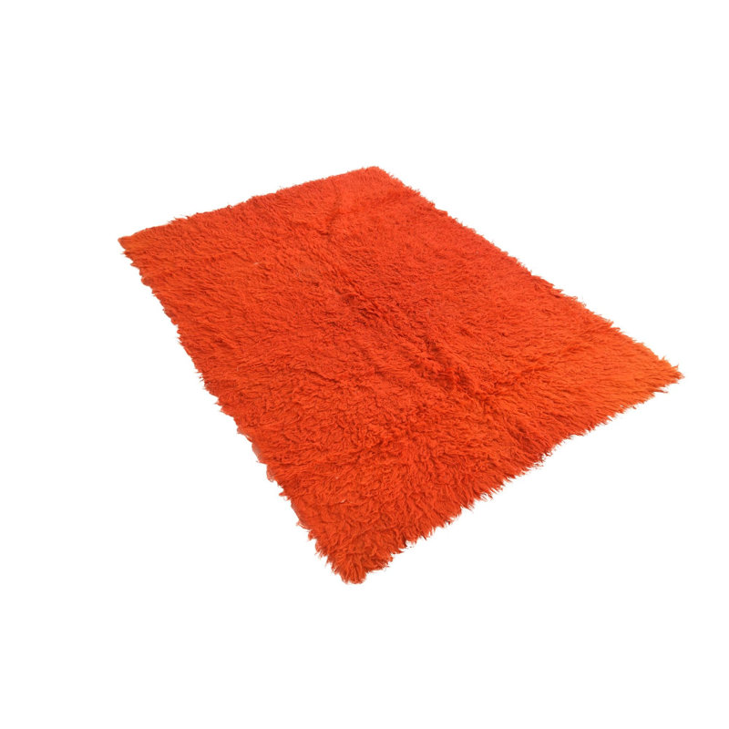 Tapis orange 4 x 6 Pinson