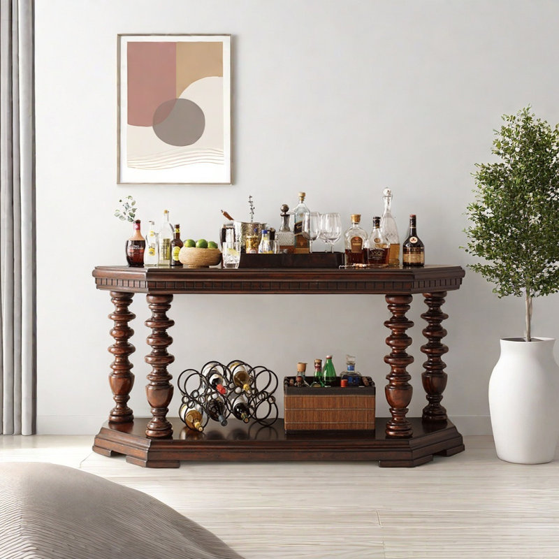 Console American Countryside, H 30,71 po x l 62,99 po x P 16,54 po