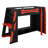 Twin Size Gaming Loft Bed With Desk And Storage Shelves & LED RGB Light, Loft Bed Frame With Ladder And Guardrail-1741329937