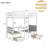 Antin Kids Full Over Full Bunk Bed