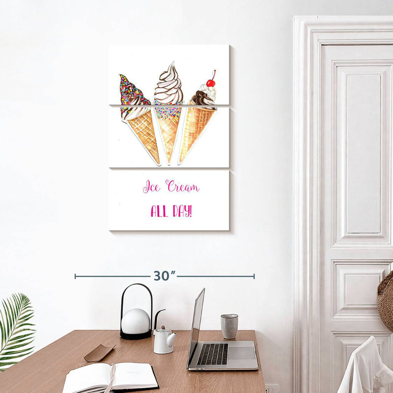 Crème glacée Yarlin toute la journée, H 32 po x l 20 po
