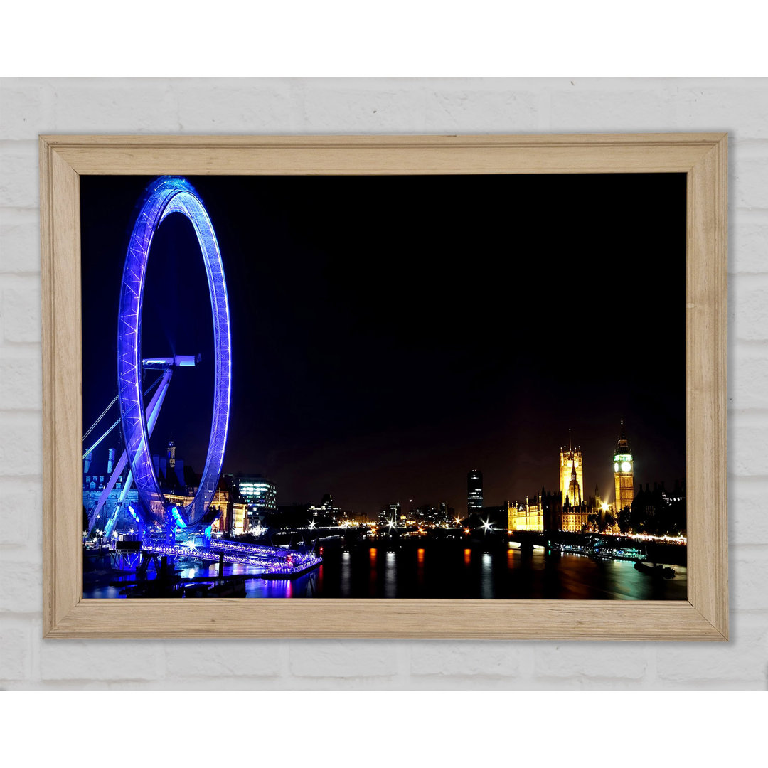 London Eye Blue UK - Druck