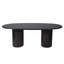 Kersten 84 In. W Oval Wood Pedestal Dining Table-1783831089