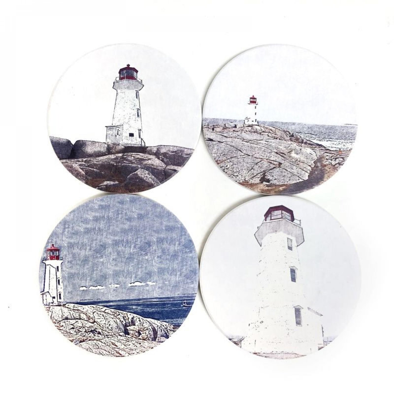 Ensemble de 4 sous-verres phares