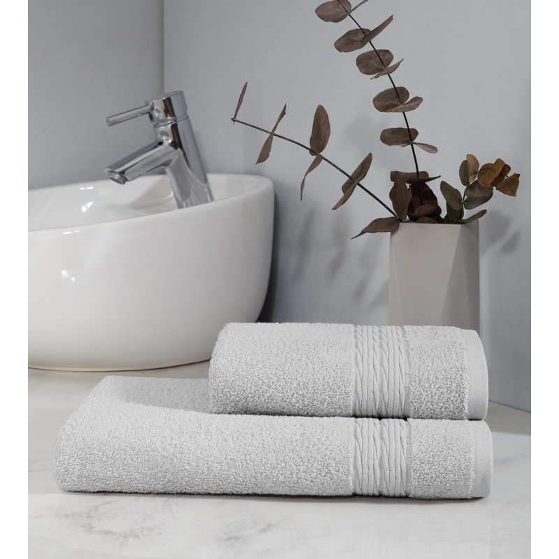 Towel Set (2 Pieces), Gray
