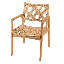 Set Of 2 Natural Garden Armchairs