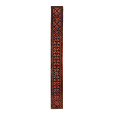 Xaver Oriental Area Rug in Rust