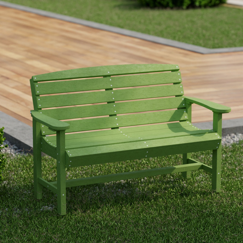 Banc d'extérieur classique, Vert lime