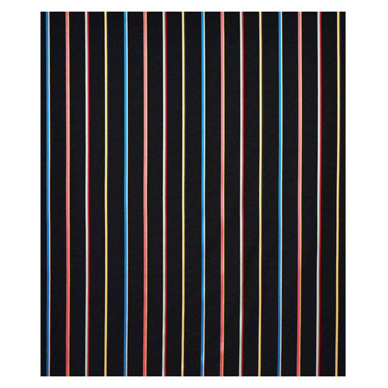 Larivey Stripe Fabric, Charcoal