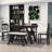 Damu 6 - Piece Dining Set, Dining Table with Storage Shelf and Bench and 4 Chairs-1664202797-1664202802