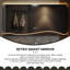 Meuble-lavabo double mural en bois massif 62,99 po avec miroir Mmart-543637930