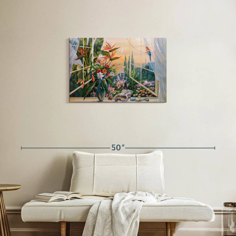 Lilie Window, 20" H x 30" W
