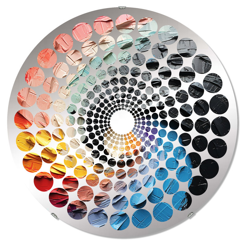 Miroir mural rond, 31,4 po x 31,4 po