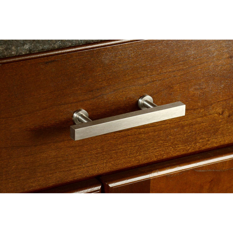 Linear 3" Center to Center Bar Pull, Brushed Nickel