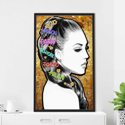 Pinces à cheveux colorées (verticales) par Jodi - impression