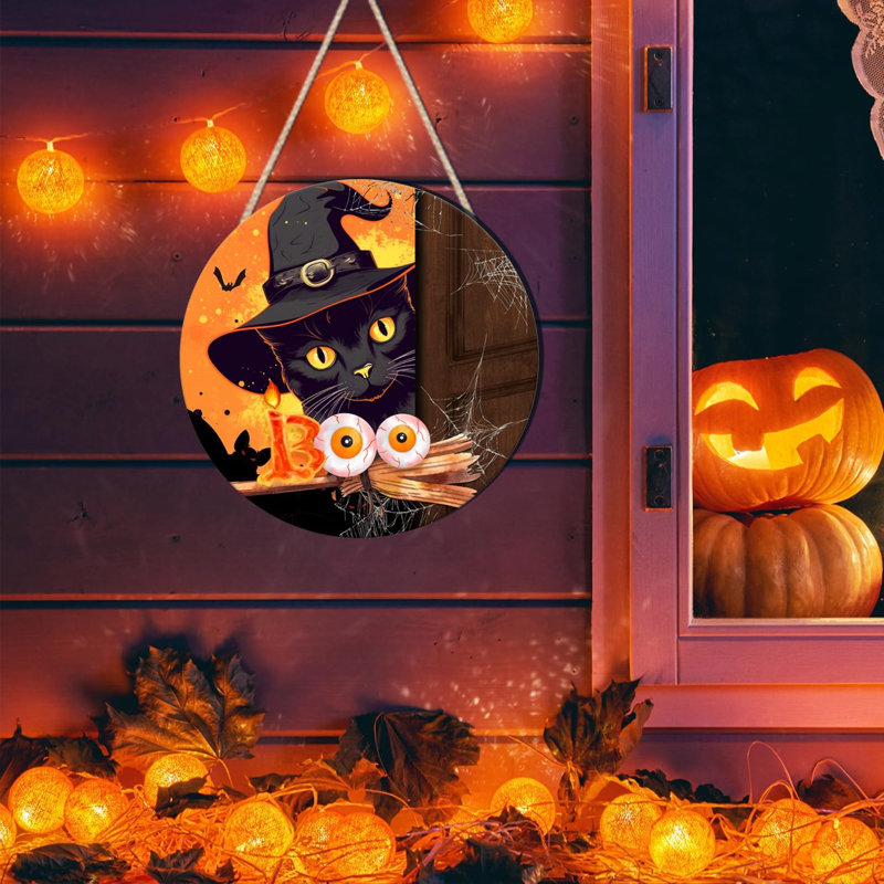 Lot De 4 Lumières Décoratives D'Halloween Avec Ventouses, Citrouilles