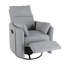 Swivel rocking recliner chair with adjustable footrest-1895707050