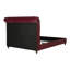 Lit double tapissier 57 po rouge vin-1367864736
