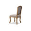 Chaise d'appoint rembourrée en lin Bart Anne