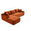 Canapé modulaire Boneless, canapé modulaire Cloud avec assise profonde, canapé modulaire moderne en L avec méridienne, fauteuils rembourrés pour le salon, sans assemblage-913937150