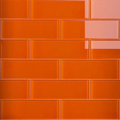 Carreau de mosaïque en verre Crystile 4 po x 12 po
