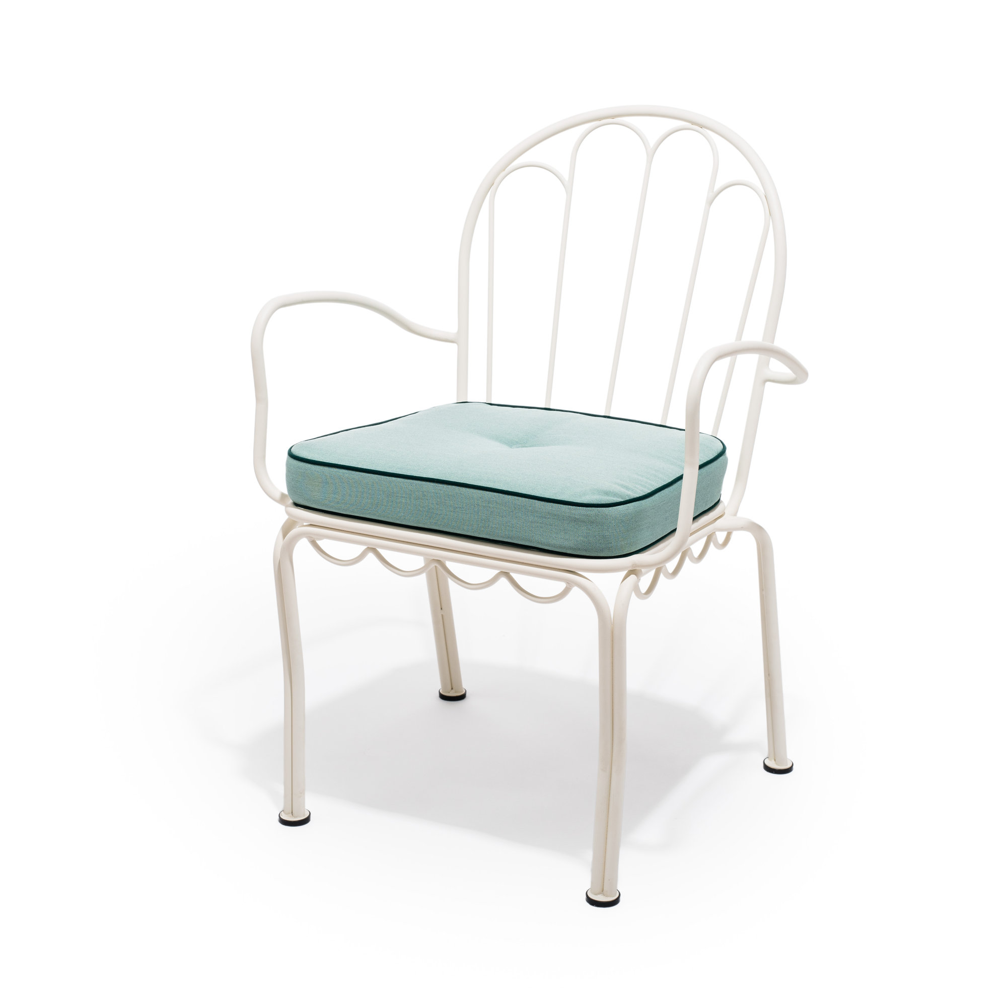 Rivie Outdoor Seat Cushion, Green