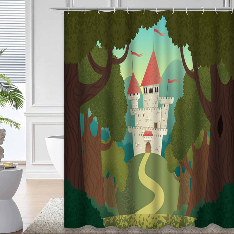 Rideau de douche Castle Castle, L 72 po x l 72 po