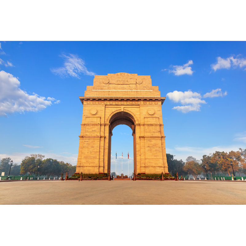 India Gate Landmark - Photographie sur toile tendue, H 12 po x l 18 po