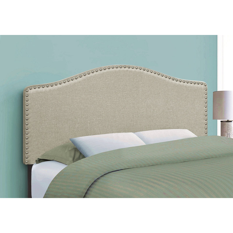 Bed, Headboard Only, Full Size, Bedroom, Upholstered, Gray, Full