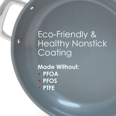 Stainless Steel (18/0) Saute Pan with Lid