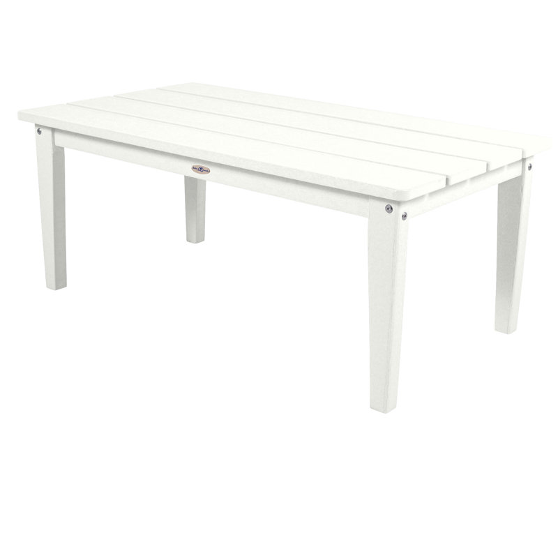 Table de conversation pour le patio Middir Adirondack, Blanc noix de coco