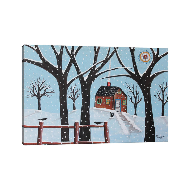 Winter Sight by Karla Gerard - Wrapped Canvas Gallery-Wrapped Canvas Giclée, 20.32cm H x 20.32cm W
