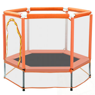 Trampoline with Safety Enclosure Net and Balls