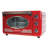 Nostalgia Large-Capacity 0.7-Cu. Ft. Capacity Multi-Functioning Retro Air Fryer Toaster Oven, Fits 12 Slices of Bread and Two 12-Inch Pizzas, Built In Timer, Includes Baking Pan, Wire Racks and Crumb Tray-45577068