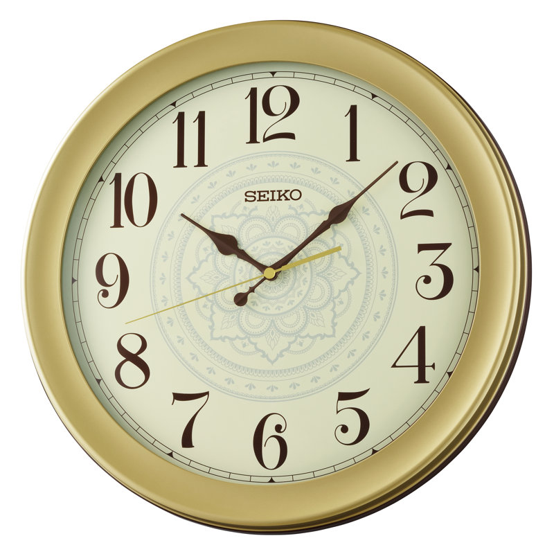 QXA835FRH Wall Clock, Golden
