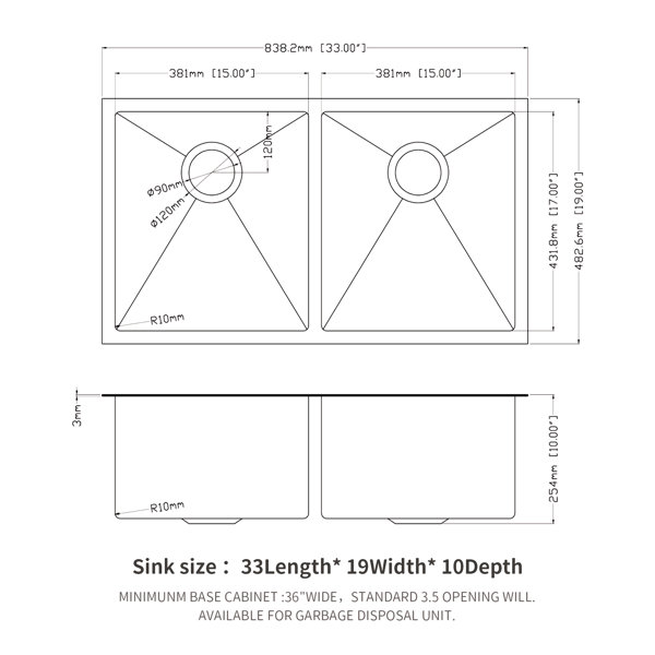 Dimensions du produit
