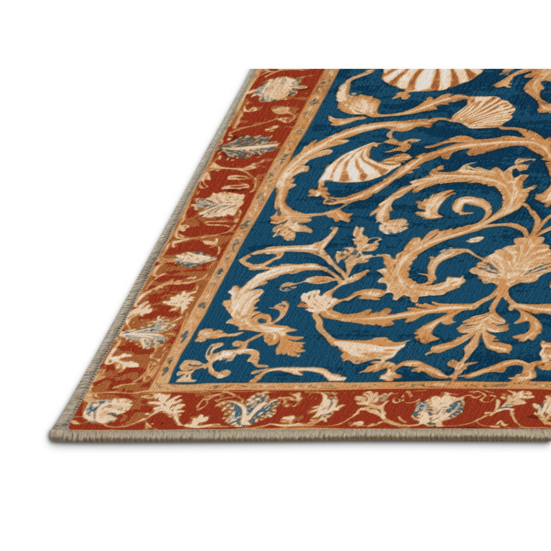 Machine Washable Persian Brown Area Rug, Rectangle 2' x 3'