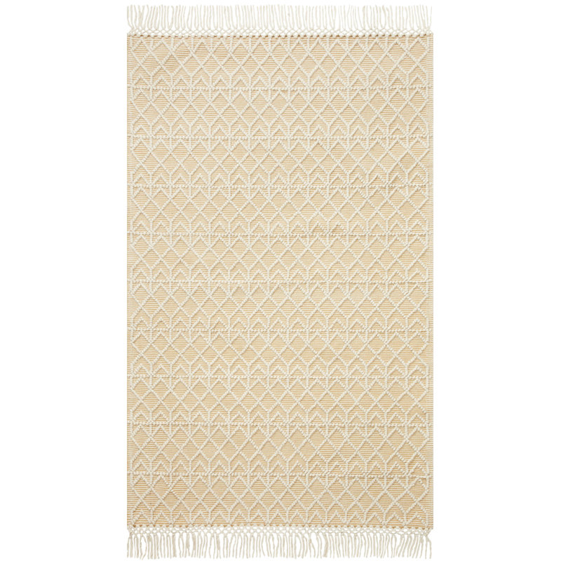 Gault Cotton Geometric Indoor Rug, Rectangle 9' x 12'