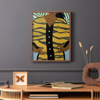 «Her Style II», reproduction encadrée - bois massif