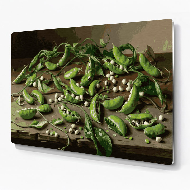 Art mural en métal légumes, H 11 po x l 14 po