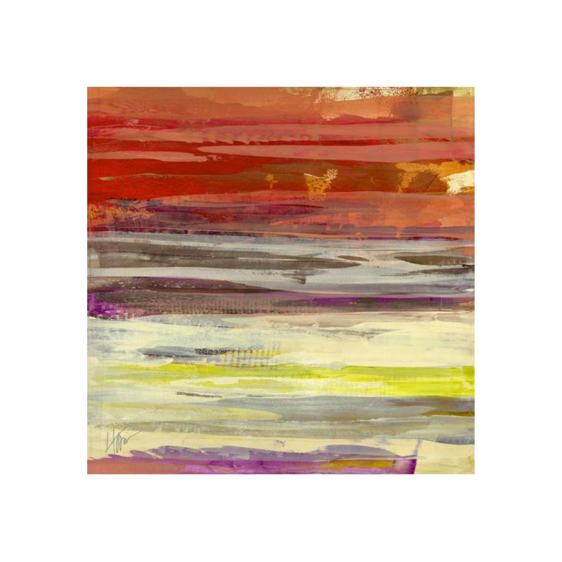 «Pomegranate III» par Maeve Harris - reproduction d'art, Couche de verre, H 30 po x l 30 po x P 1,5 po